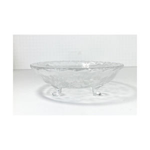Fostoria LACY LEAF, 3-Footed Open Etched Bon Bon Dish, 7 1/4”